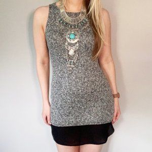 Monteau heather gray mini dress, Medium